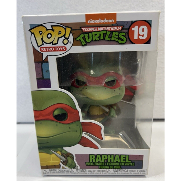 Funko POP! Retro‎ Toys Teenage Mutant Ninja Turtles Raphael #19 - Picture 1 of 5